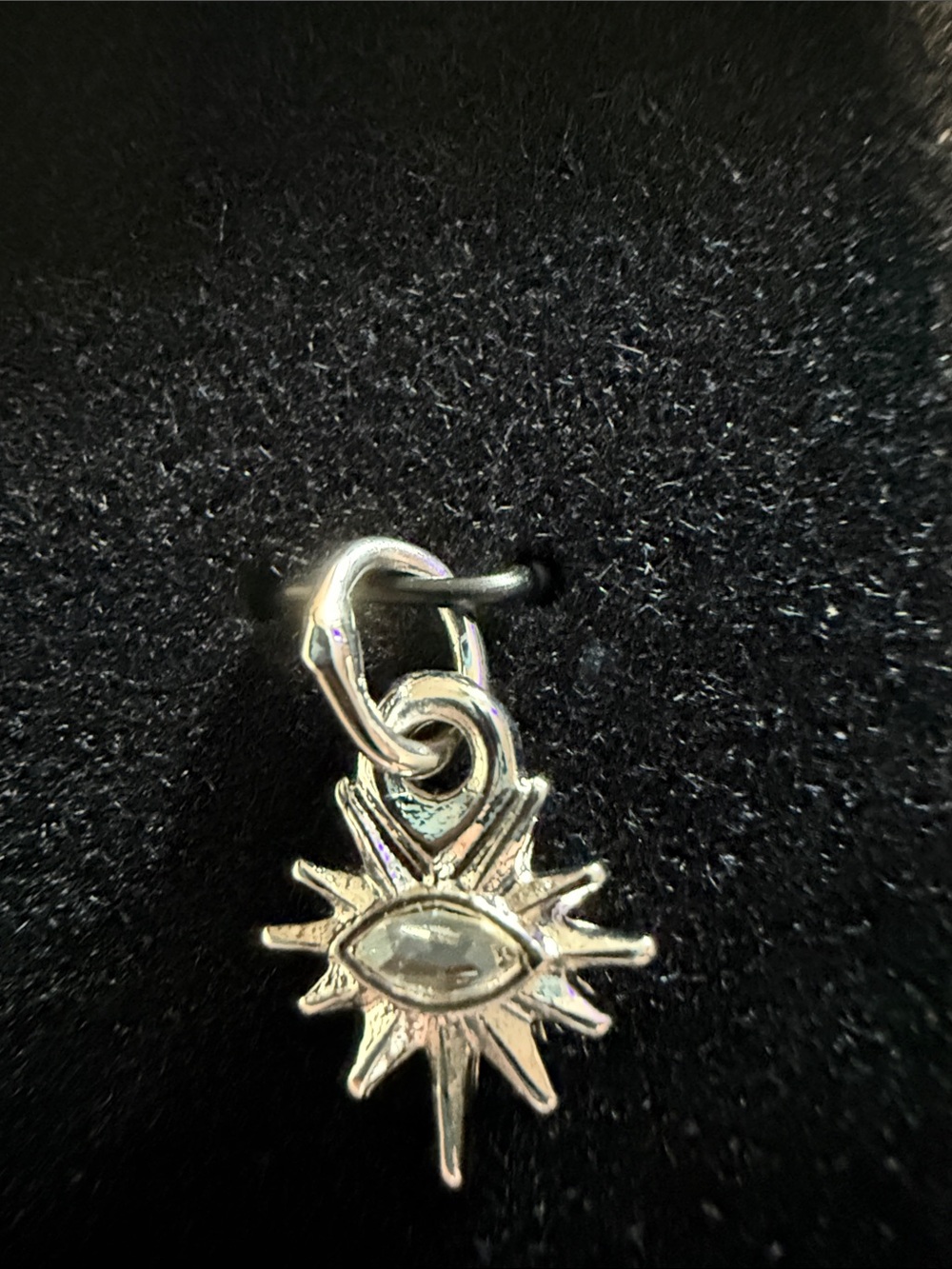 & Livy Sunburst Eye Charm Pendant Necklace - Silver (Theresa Caputo)